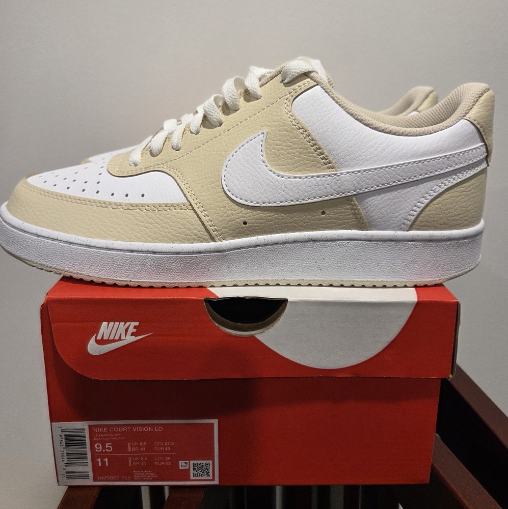 Nike Court Vision Low 'Light Khaki' 2024 NIB Size 11.5 & 14